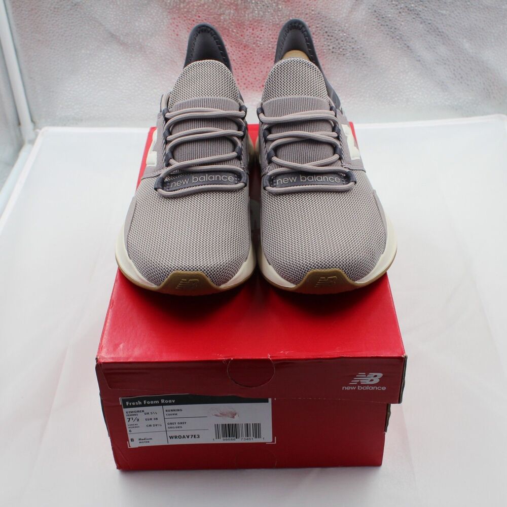 NEW NEW BALANCE Sz 7.5 FRESH FOAM ROAV Running Shoes Women Grey Purple